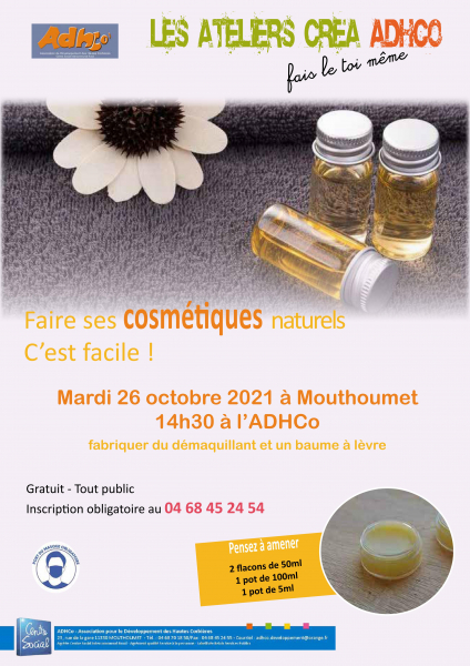 AfficheCréa démaquillant