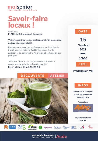 atelier sénior SPIRULINE